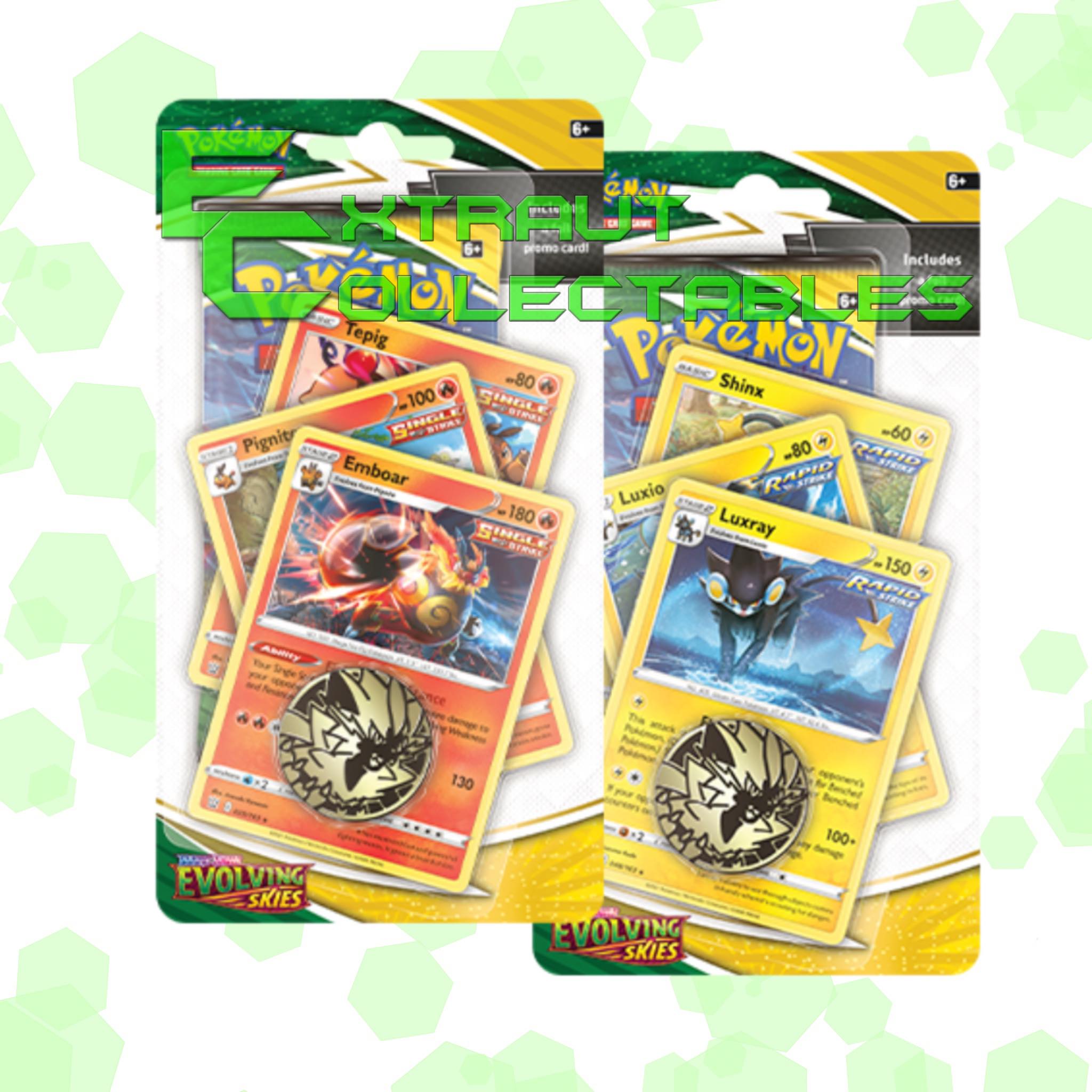 Pokémon TCG: Sword & Shield 7 Evolving Skies Premium Checklane Blister ...