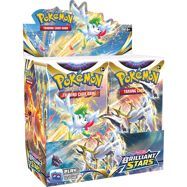 Pokémon TCG: Sword & Shield 9 Brilliant Stars Booster Box - TRIGON GAMES