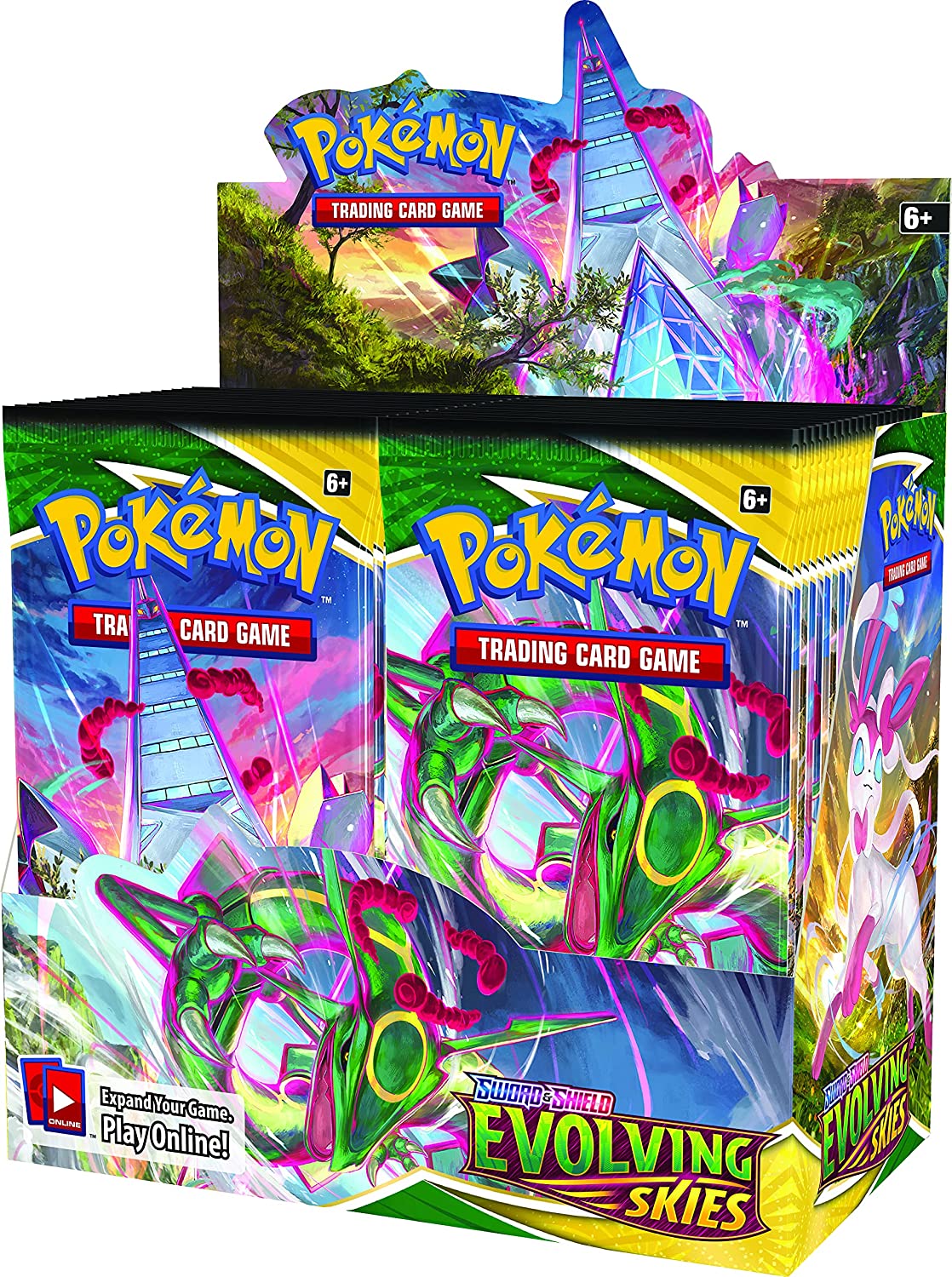 Pokémon TCG: Sword & Shield 7 Evolving Skies Booster Box (1 Type) #1 ...